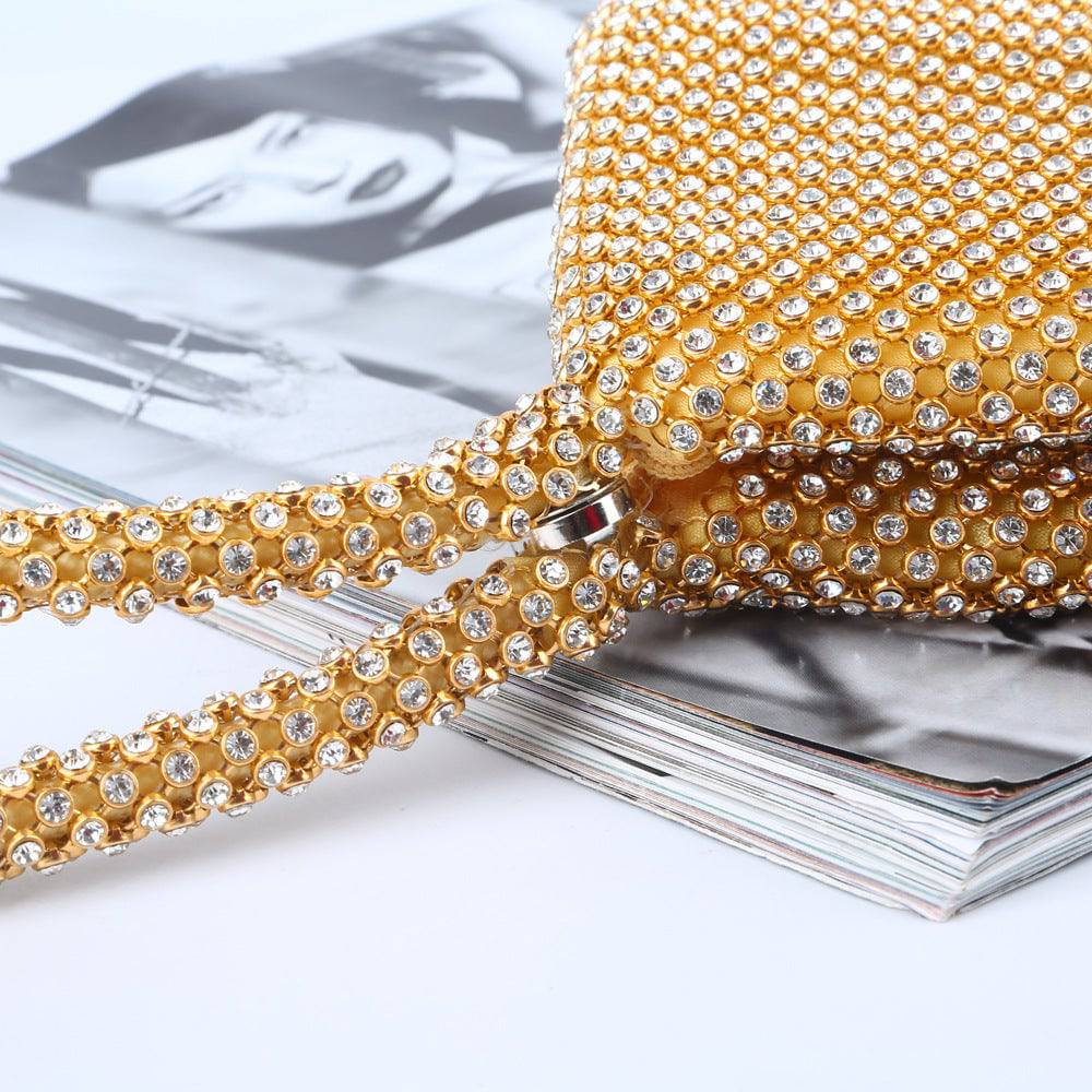 Rhinestone Evening Clutch - Elara Row