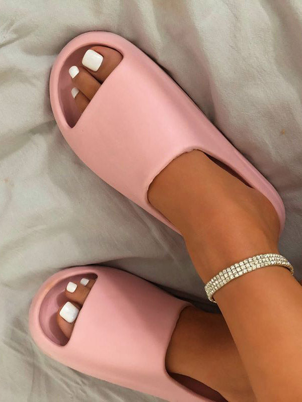 Casual Soft Sole Slides - Elara Row
