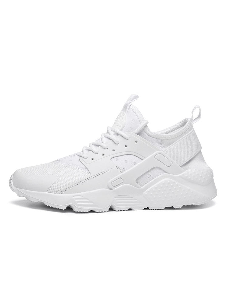 Breathable Lace-Up Sneakers - Elara Row