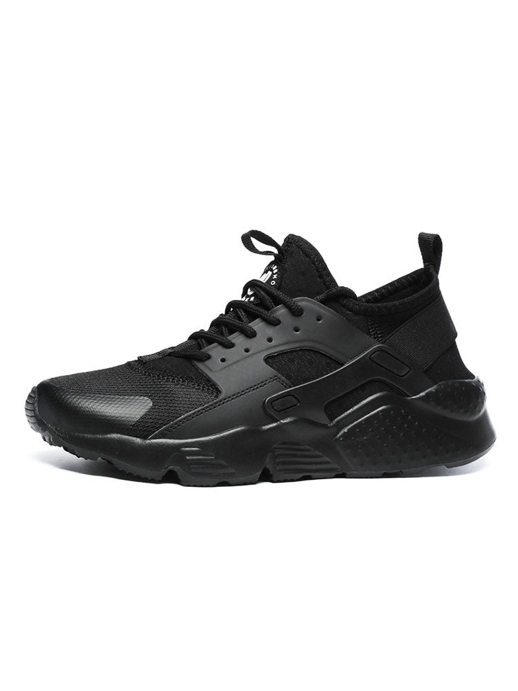 Breathable Lace-Up Sneakers - Elara Row
