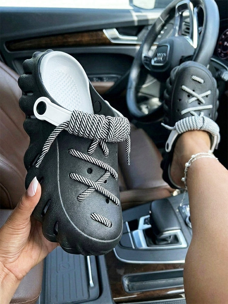 The Urban Rope Lace Clogs