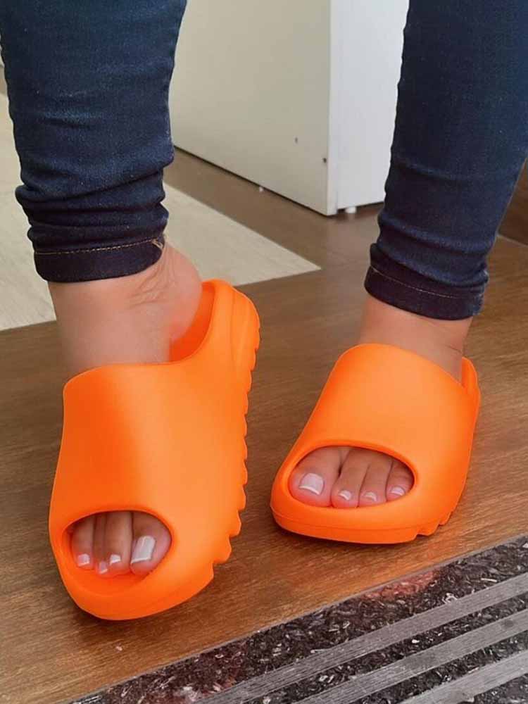Casual Soft Sole Slides - Elara Row
