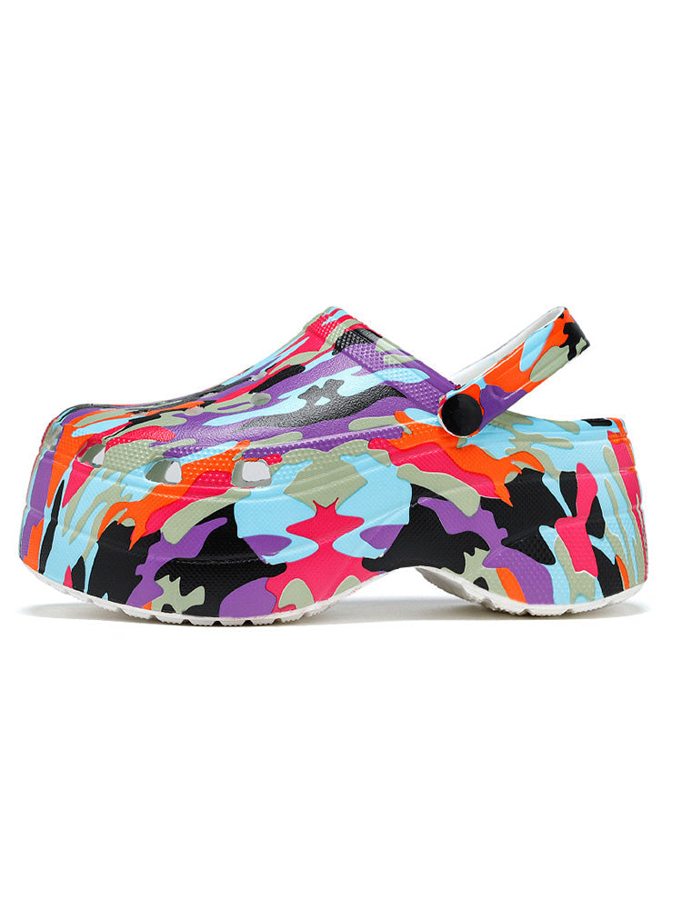 Casual Thick Sole Hole Sandals - Elara Row