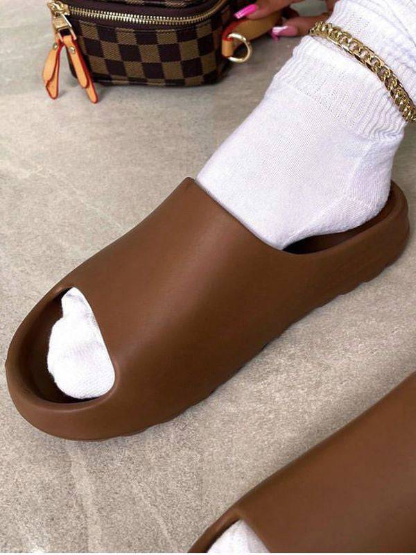 Casual Soft Sole Slides - Elara Row