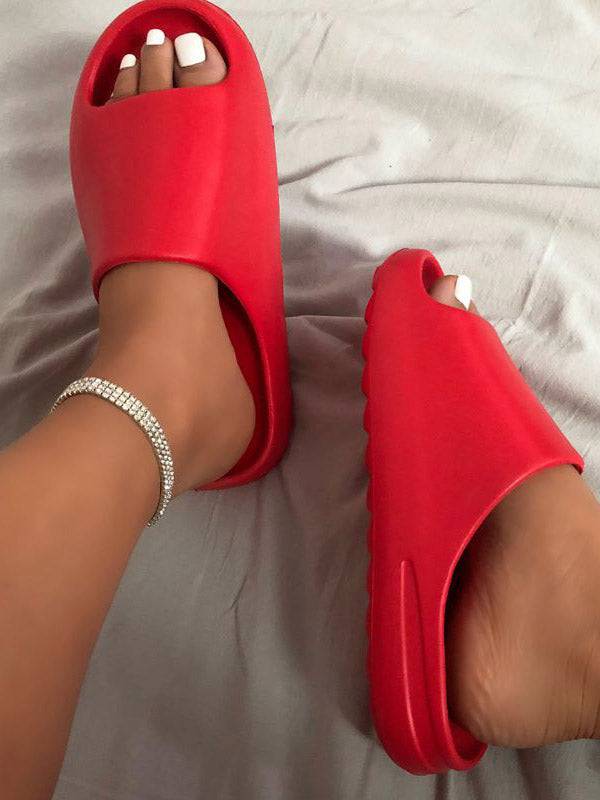 Casual Soft Sole Slides - Elara Row