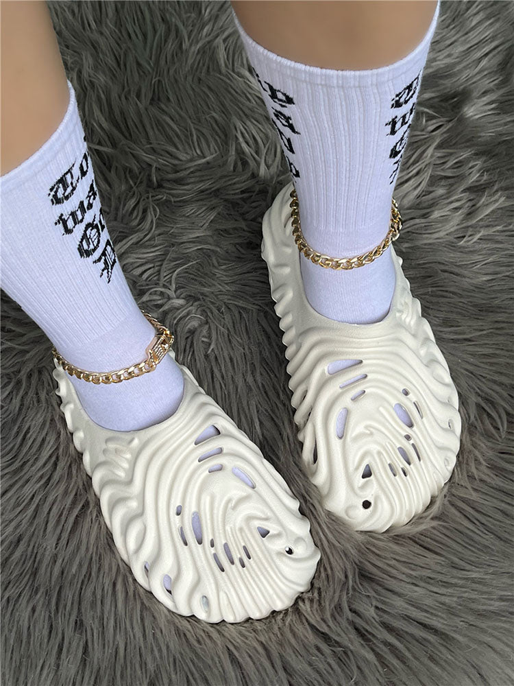 Hollow-Out EVA Slides - Elara Row