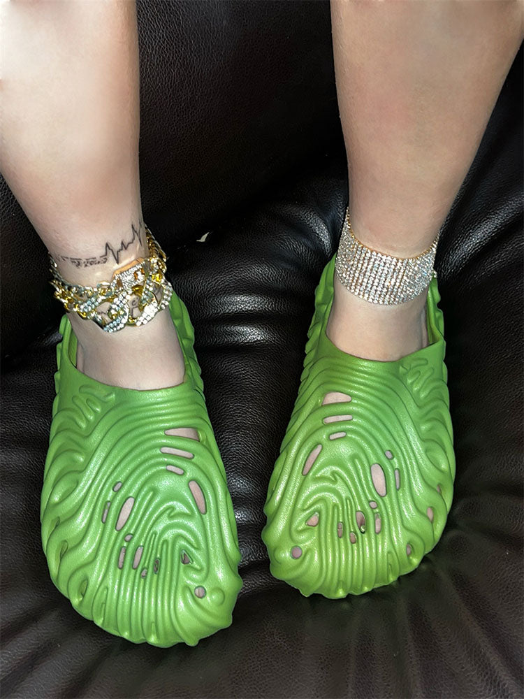 Hollow-Out EVA Slides - Elara Row
