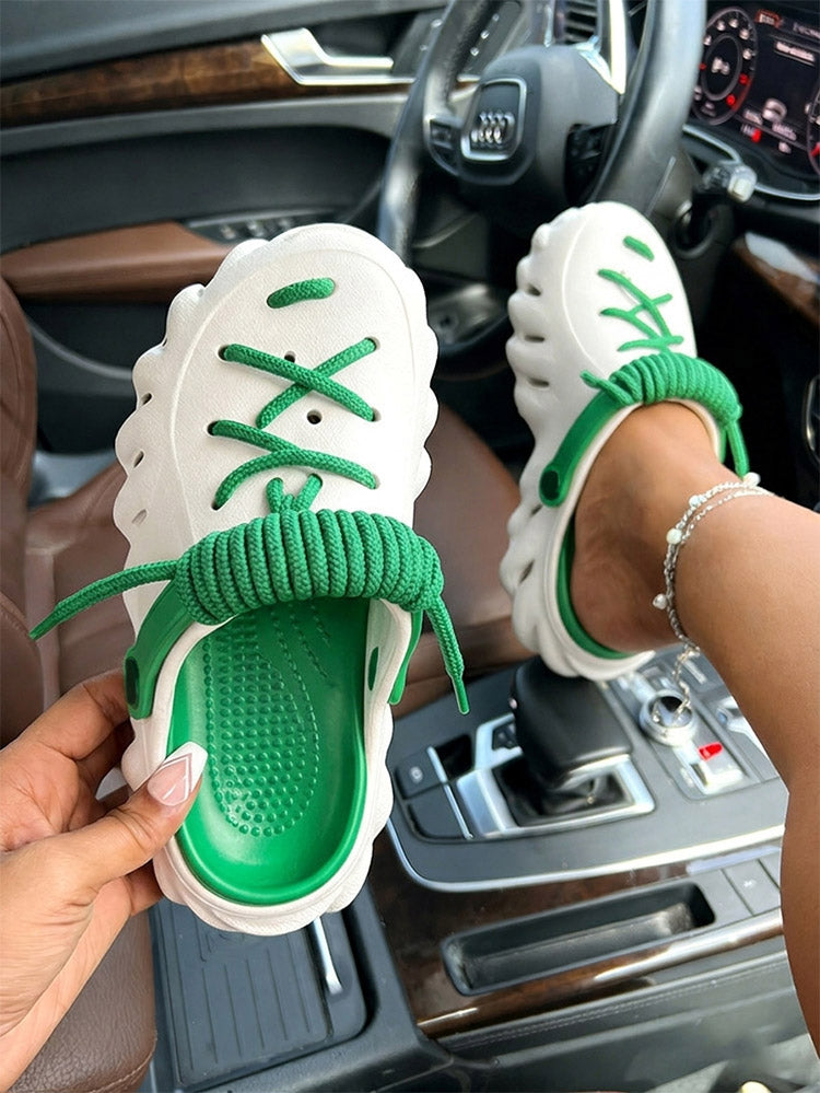 The Urban Rope Lace Clogs
