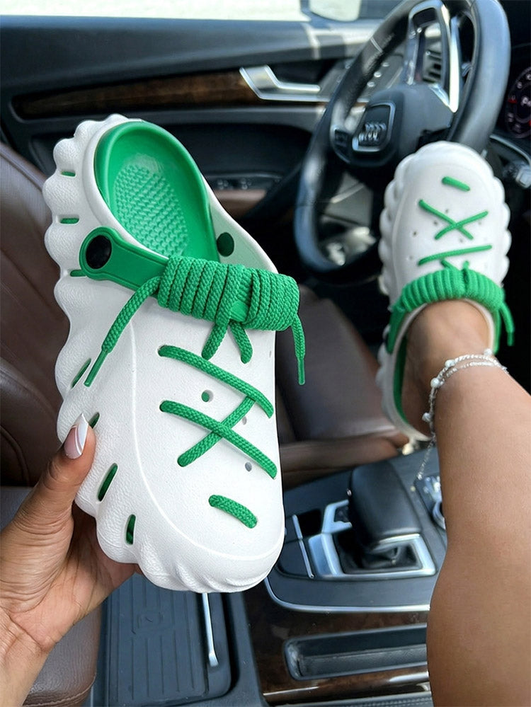 The Urban Rope Lace Clogs