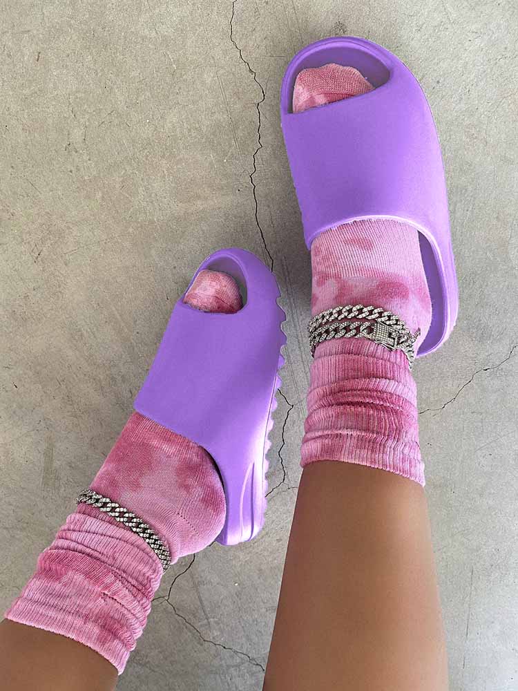 Casual Soft Sole Slides - Elara Row