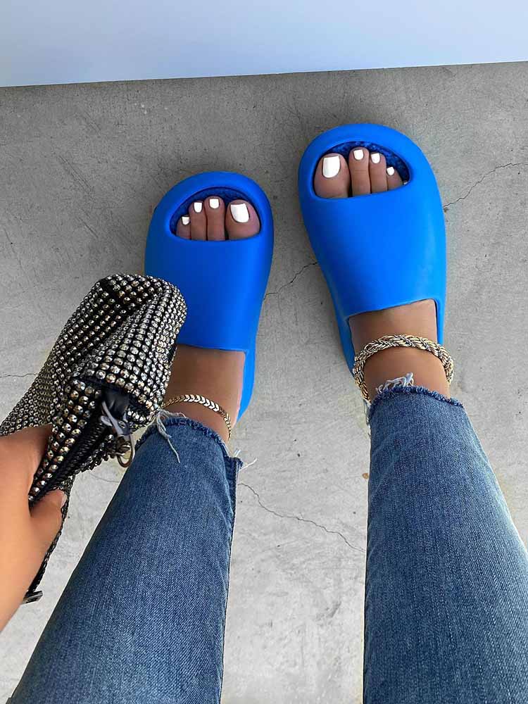 Casual Soft Sole Slides - Elara Row