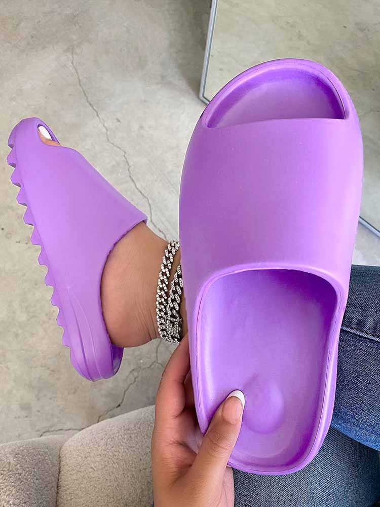 Casual Soft Sole Slides - Elara Row