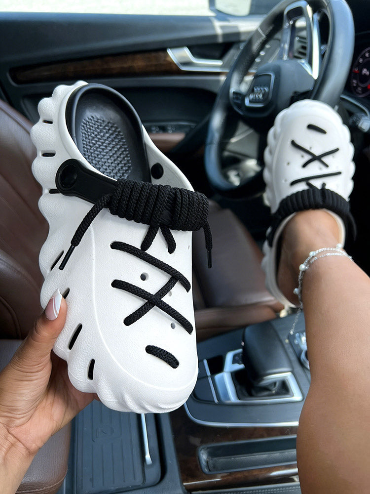 The Urban Rope Lace Clogs