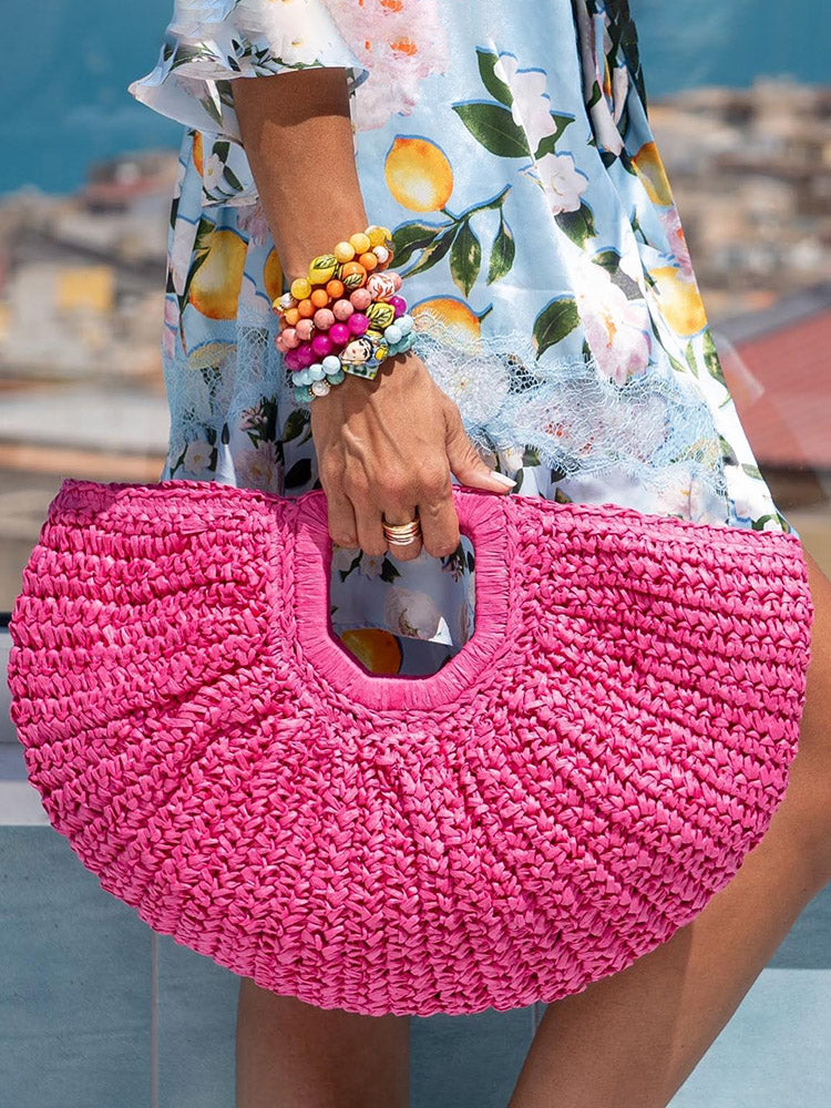 Beach Vibe Straw Bag & Hat - Elara Row