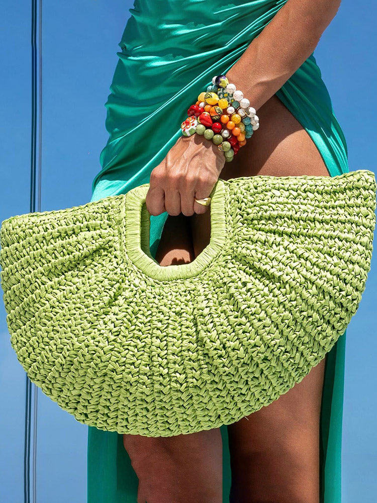 Beach Vibe Straw Bag & Hat - Elara Row