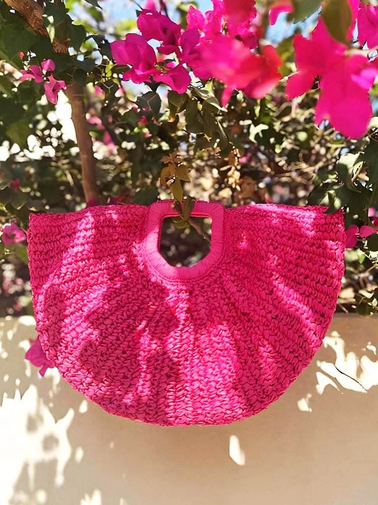 Beach Vibe Straw Bag & Hat - Elara Row