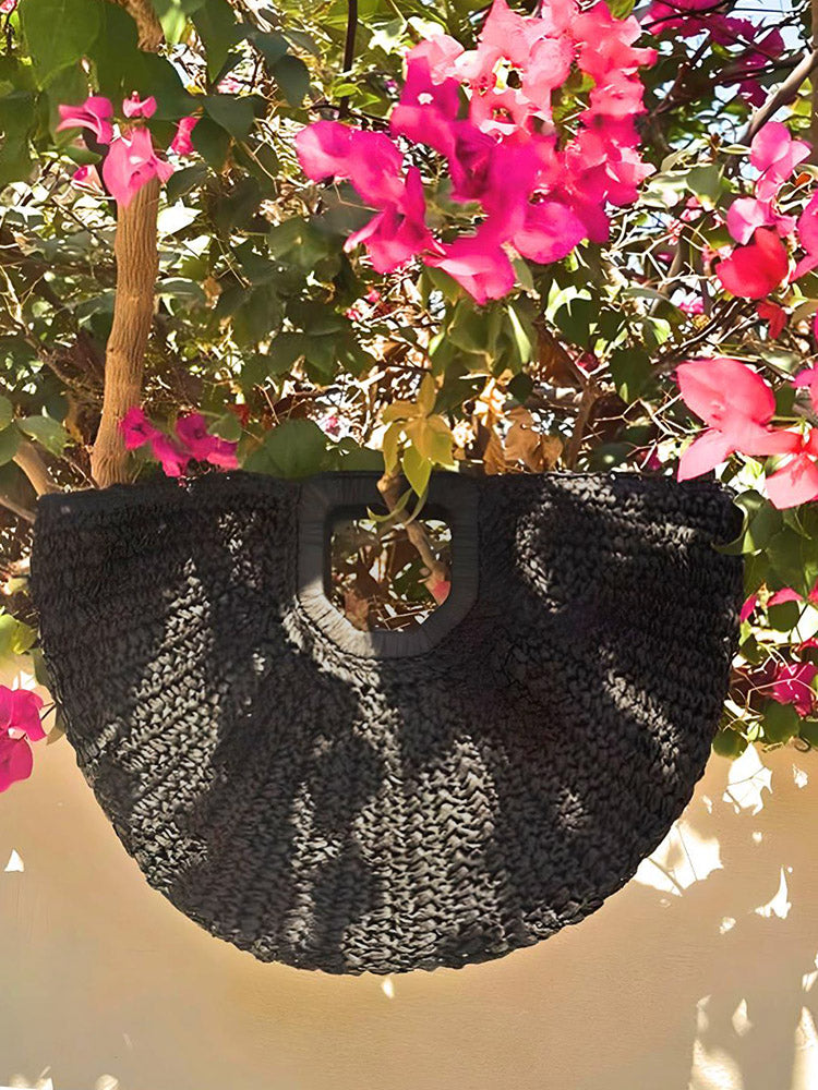 Beach Vibe Straw Bag & Hat - Elara Row