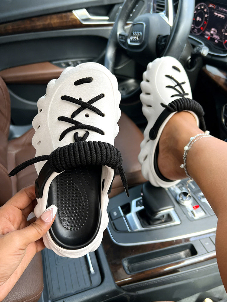 The Urban Rope Lace Clogs