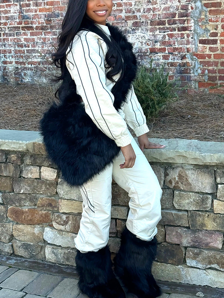 Faux Fur Shoulder Bag