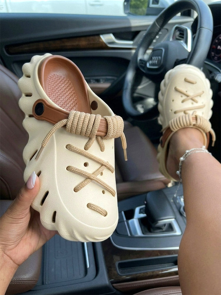 The Urban Rope Lace Clogs