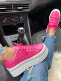 Platform Lace-up Sneakers - Elara Row