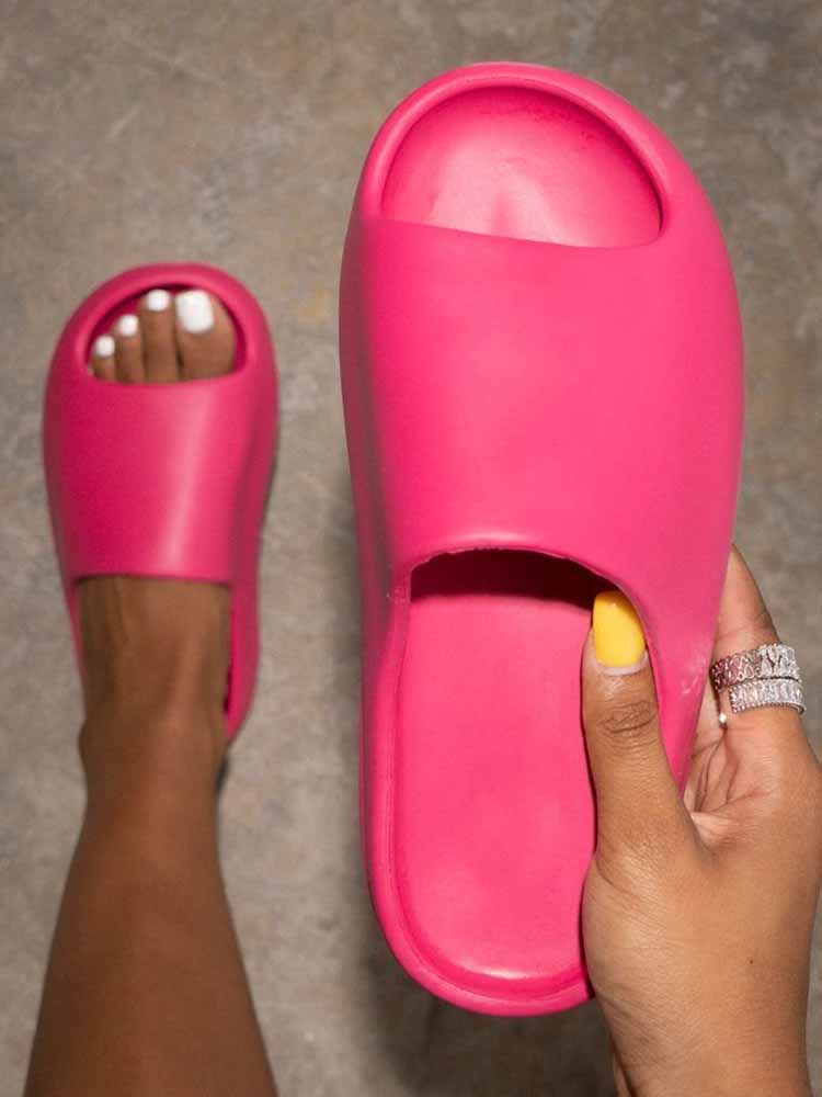 Casual Soft Sole Slides - Elara Row