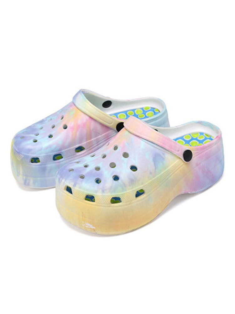 Casual Thick Sole Hole Sandals - Elara Row