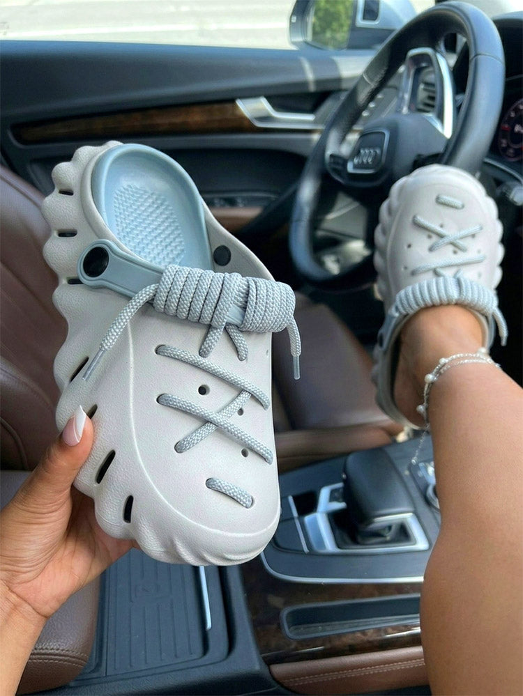 The Urban Rope Lace Clogs