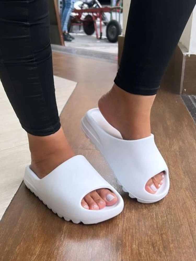 Casual Soft Sole Slides - Elara Row