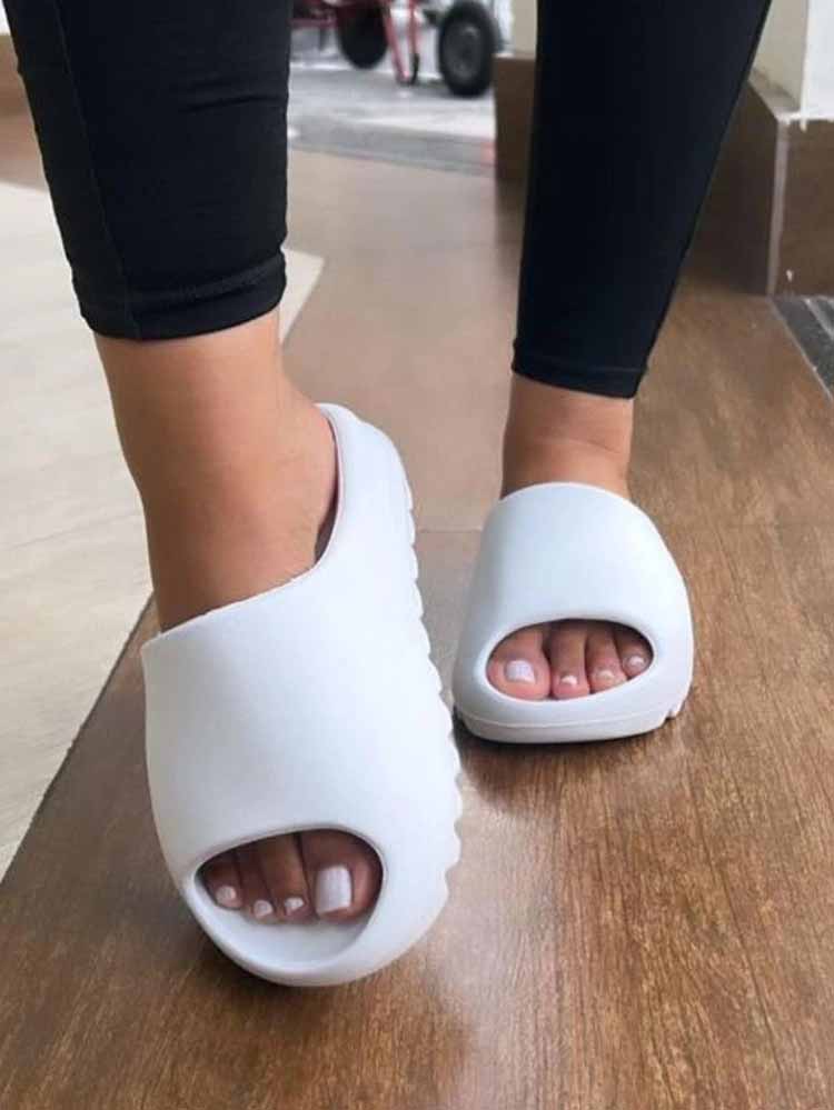 Casual Soft Sole Slides - Elara Row