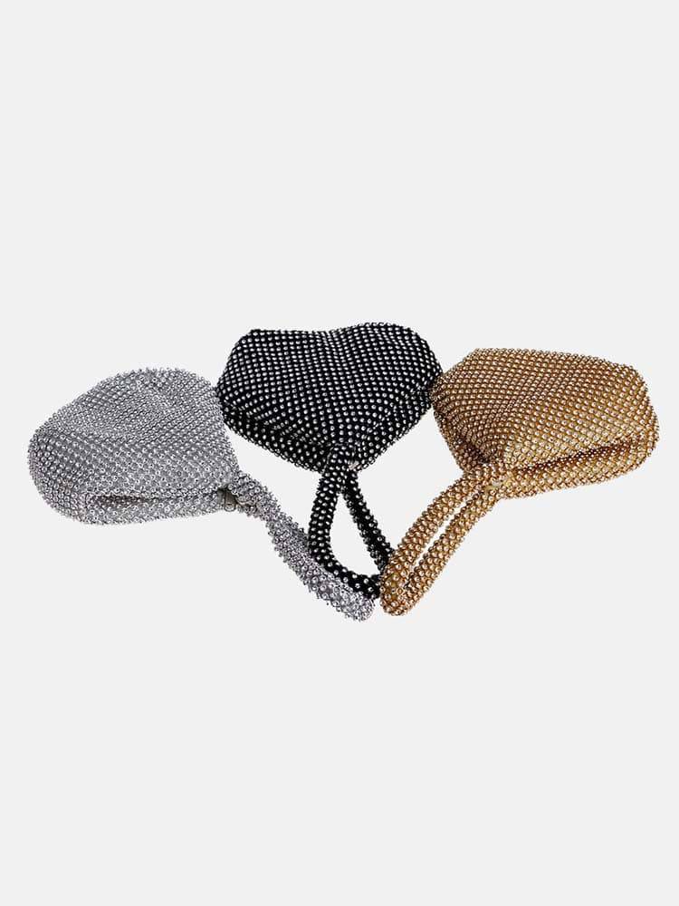 Rhinestone Evening Clutch - Elara Row