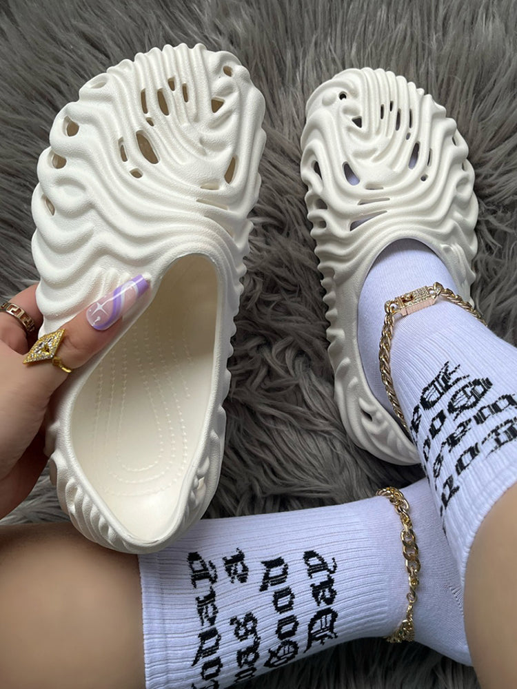 Hollow-Out EVA Slides - Elara Row