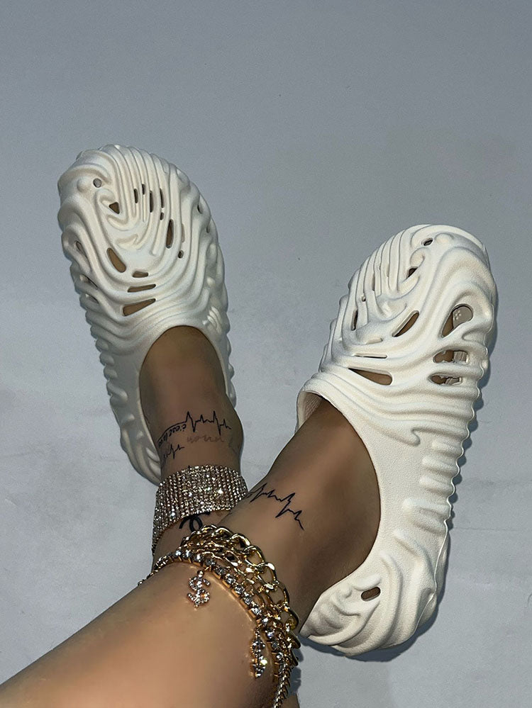 Hollow-Out EVA Slides - Elara Row