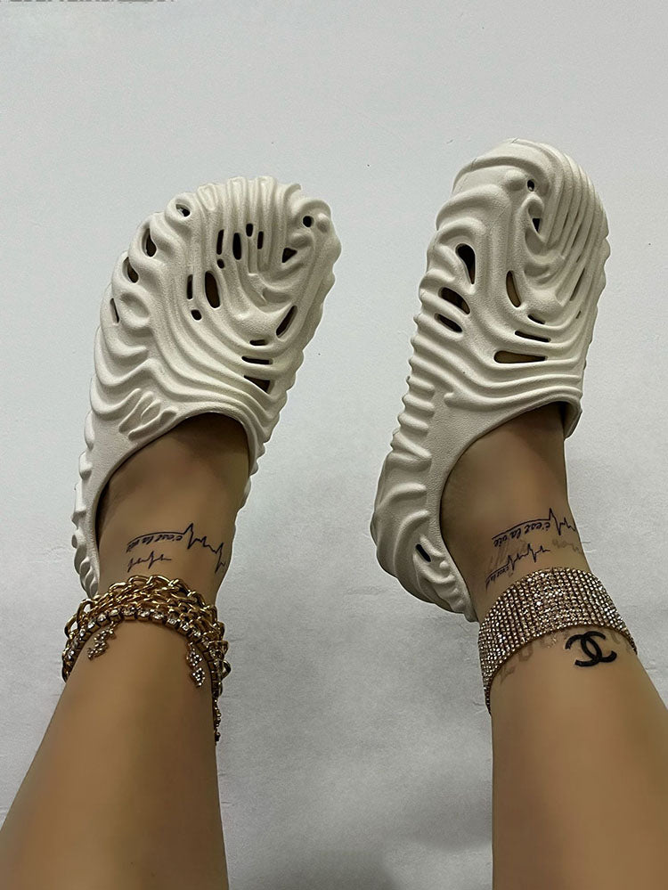 Hollow-Out EVA Slides - Elara Row