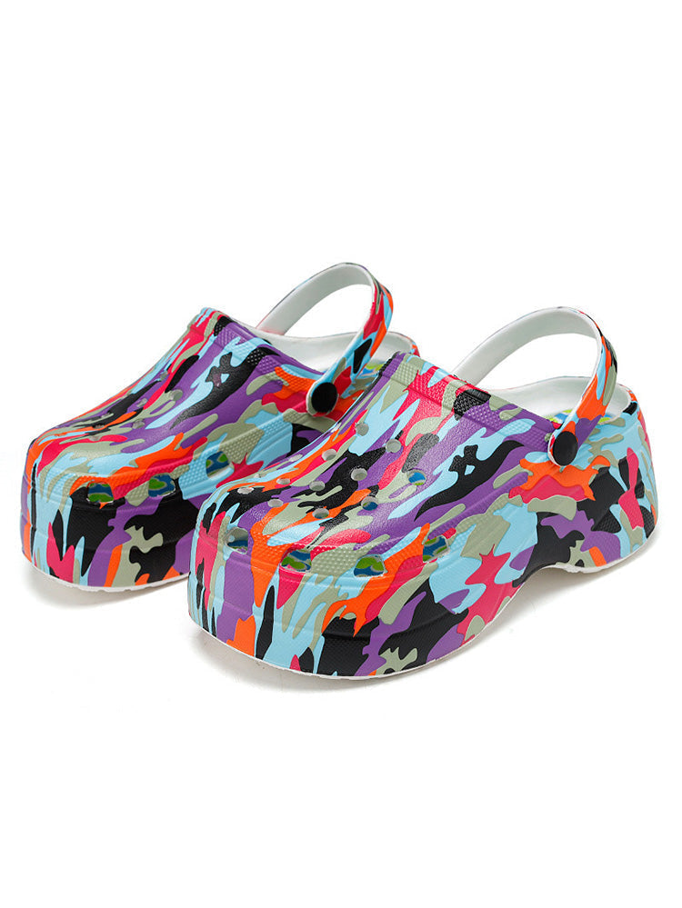 Casual Thick Sole Hole Sandals - Elara Row