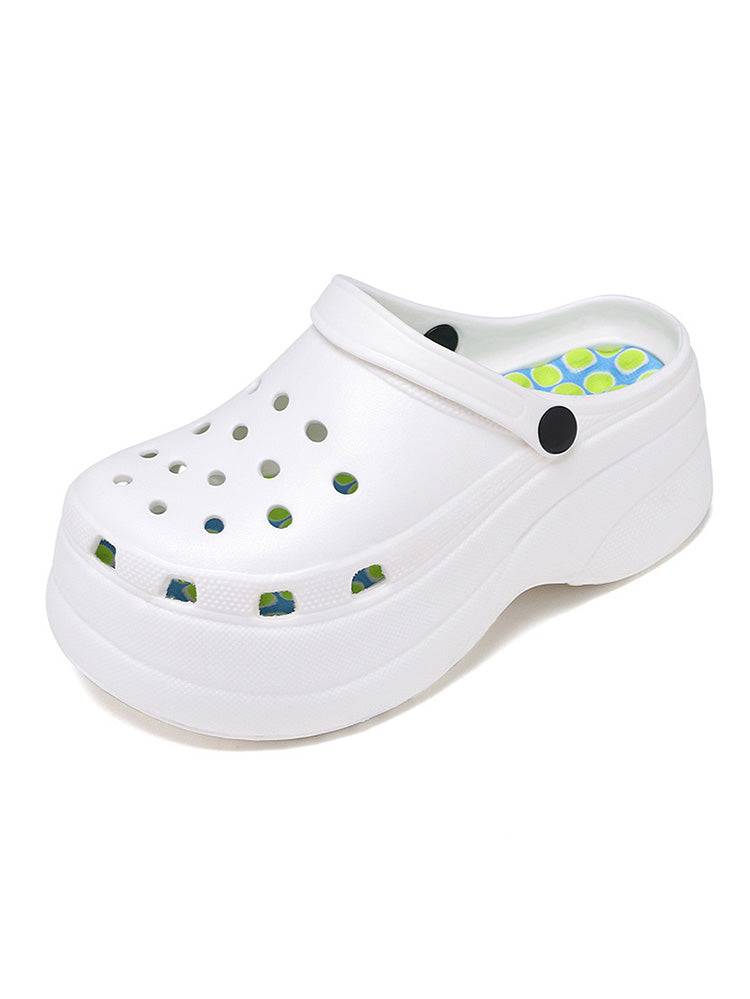 Casual Thick Sole Hole Sandals - Elara Row