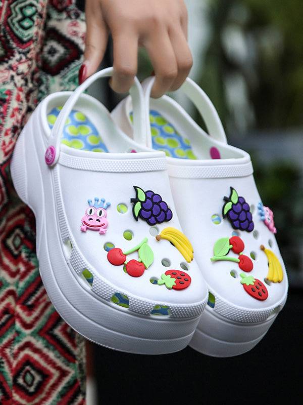 Casual Thick Sole Hole Sandals - Elara Row