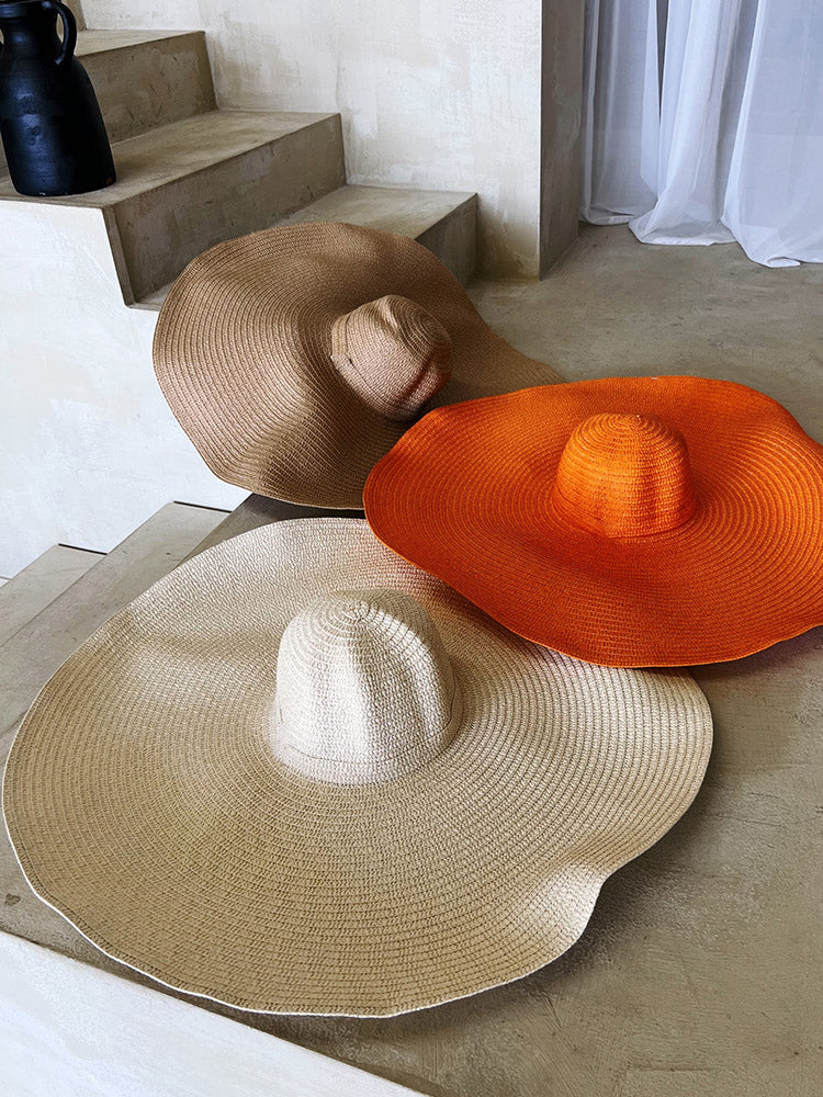 Beach Vibe Straw Bag & Hat - Elara Row