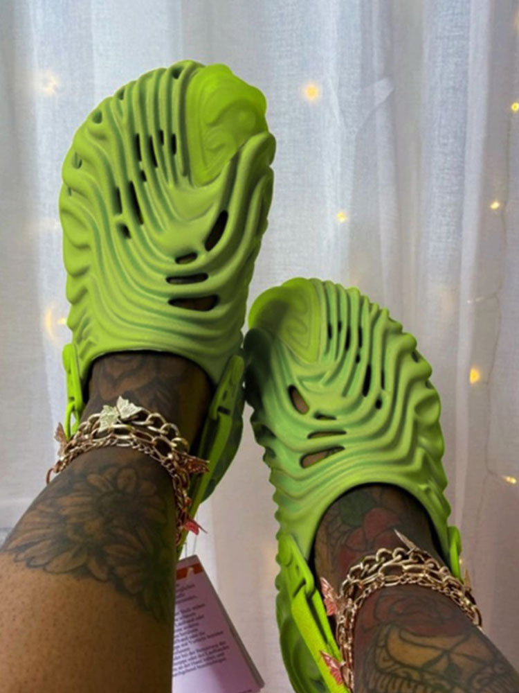 Hollow-Out EVA Slides - Elara Row