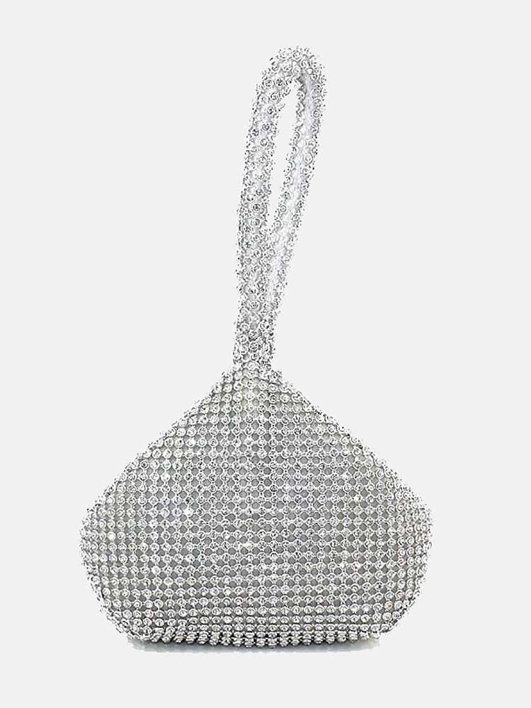 Rhinestone Evening Clutch - Elara Row
