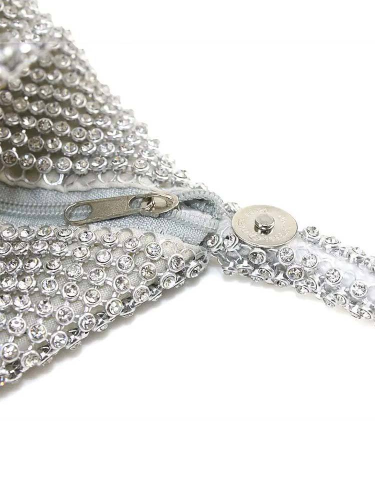 Rhinestone Evening Clutch - Elara Row