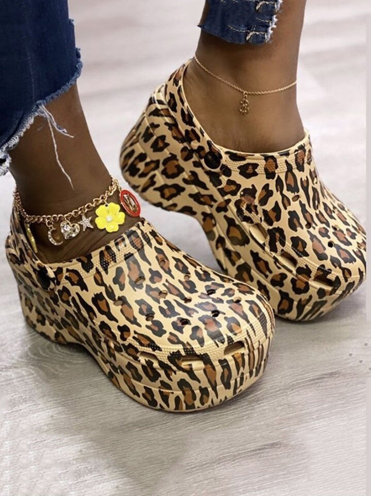 Casual Thick Sole Hole Sandals - Elara Row